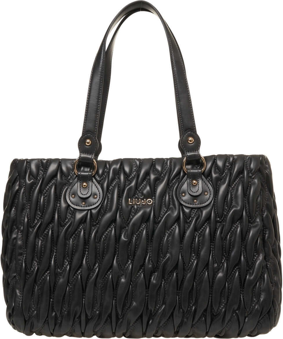 Genti de umar Liu Jo Quilted shopper Aide Black Femei (BM 19029040) 2