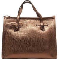 Genti de mana GIANNI CHIARINI Grained leather hand bag