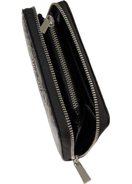 Portofele Michael Kors Wallet in croco effect Black Femei (BM 19029070) 5