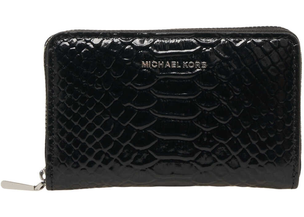 Portofele Michael Kors Wallet in croco effect Black Femei (BM 19029070) 6