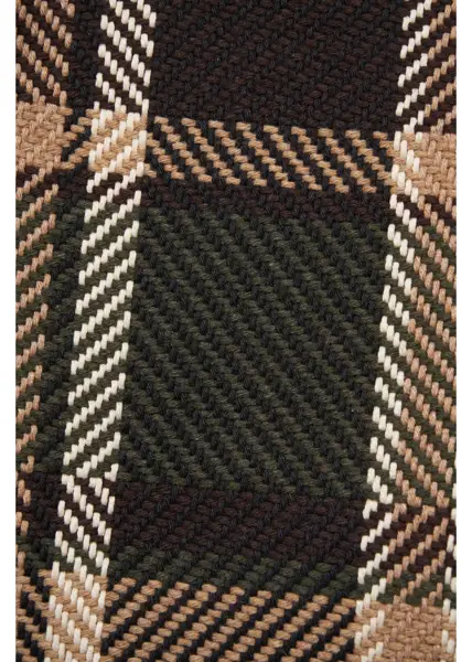 Genti de umar GIANNI CHIARINI Shopper with check pattern Green Femei (BM 19029082) 5