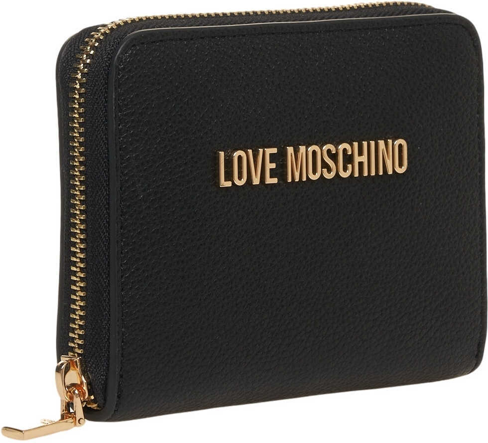 Portofele LOVE Moschino Wallet with logo lettering Black Femei (BM 19029085) 3