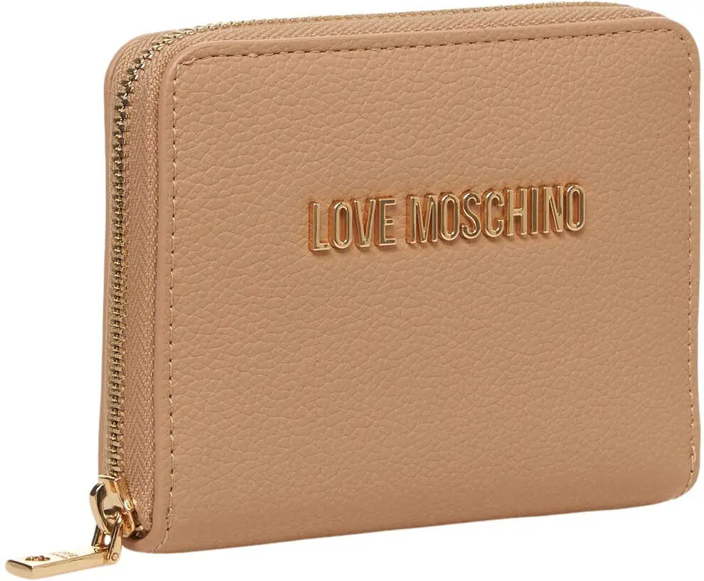 Portofele LOVE Moschino Wallet with logo lettering Beige Femei (BM 19029085) 3