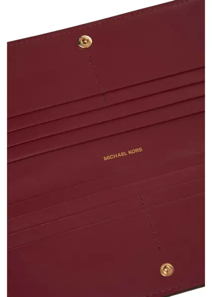 Portofele Michael Kors Grained leather wallet Red Femei (BM 19029094) 5