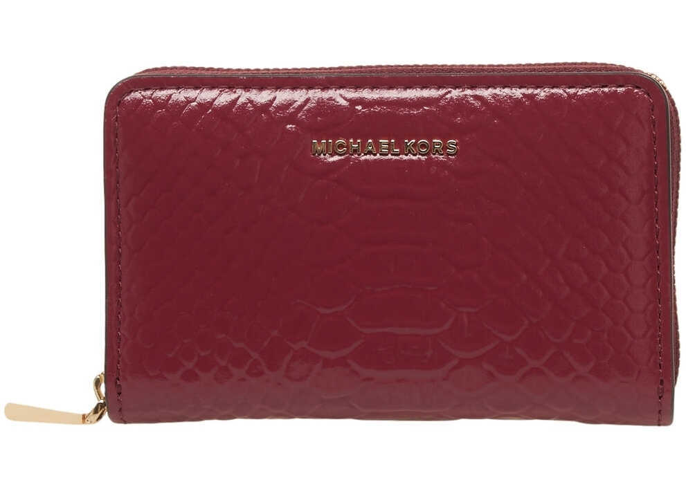 Portofele Michael Kors Wallet in croco effect Red Femei (BM 19029097) 6