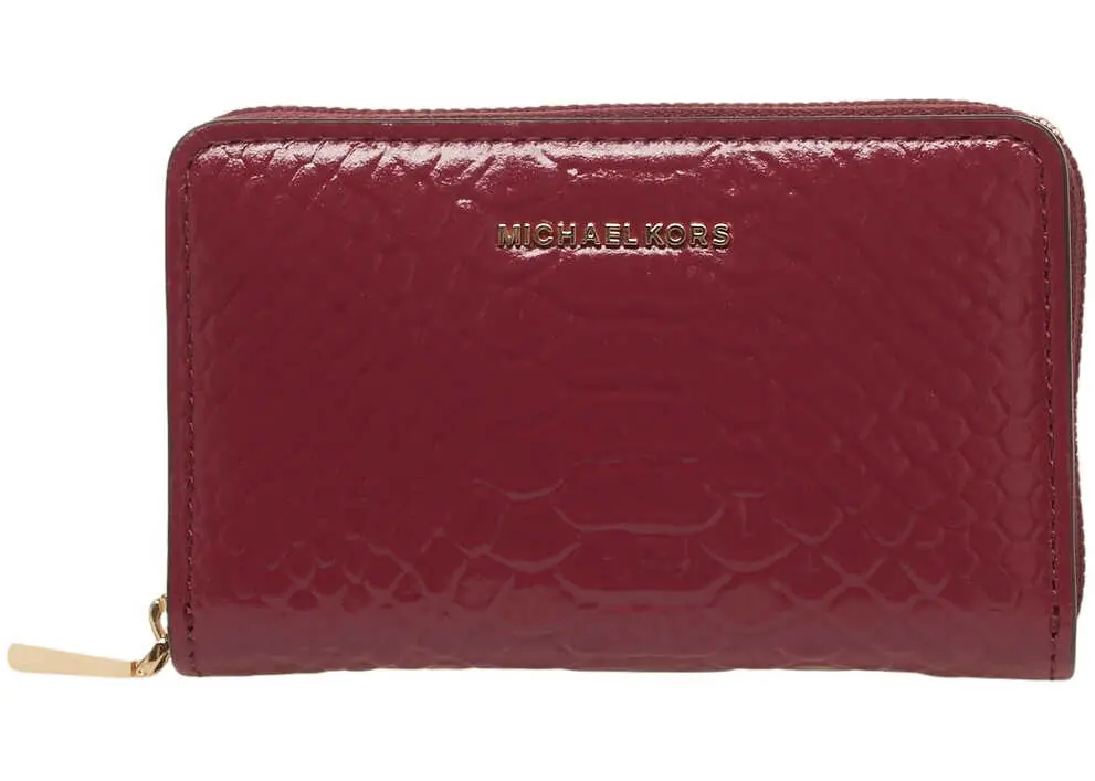 Portofele Michael Kors Wallet in croco effect Red Femei (BM 19029097) 1