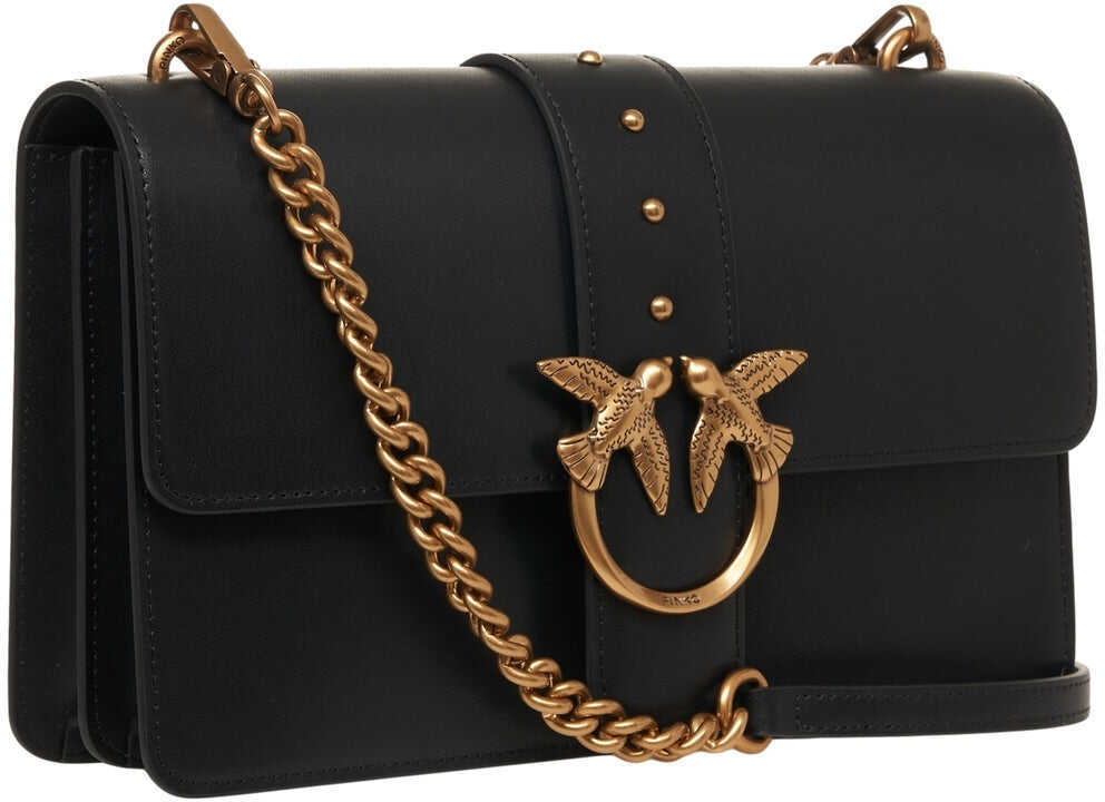 Genti de umar Pinko Shoulder bag Love One Classic Black Femei (BM 19029100) 3