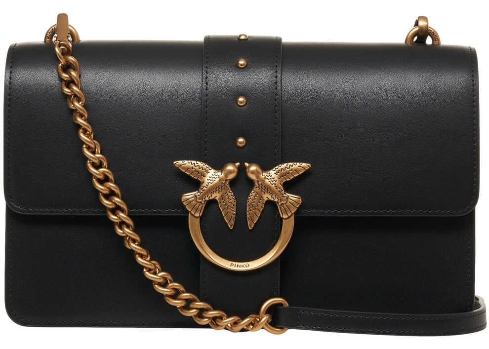 Genti de umar Pinko Shoulder bag Love One Classic Black Femei (BM 19029100) 6