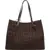 GIANNI CHIARINI Shopper in croco look 'Marcella' Brown