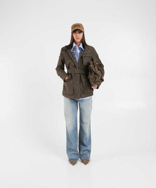 Jachete Belstaff Waxed Jacket Trialmaster Green Femei (BM 19029214) 3