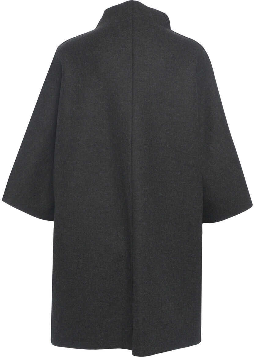 Paltoane Harris Wharf London LONDON Virgin wool coat Grey Femei (BM 19029217) 3