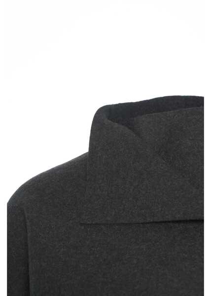 Paltoane Harris Wharf London LONDON Virgin wool coat Grey Femei (BM 19029217) 4