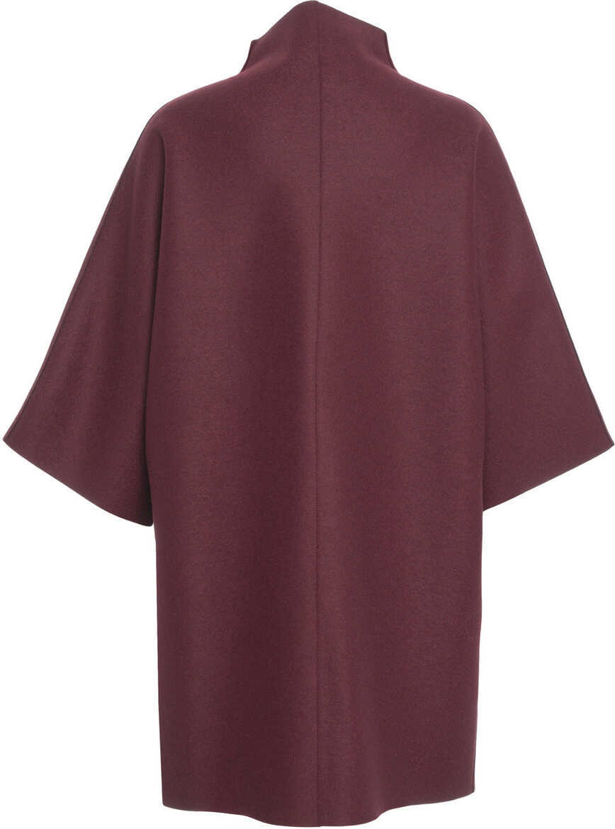 Paltoane Harris Wharf London LONDON Virgin wool coat Red Femei (BM 19029217) 3