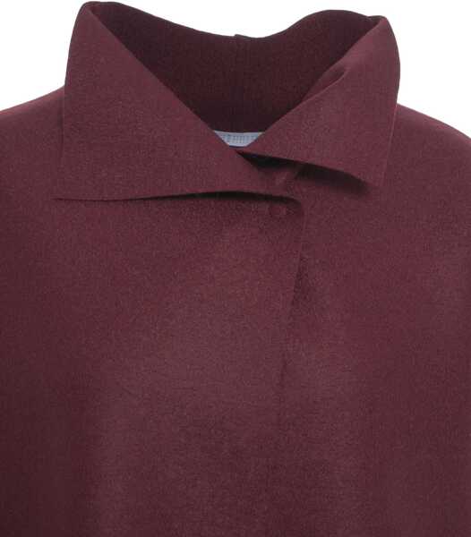 Paltoane Harris Wharf London LONDON Virgin wool coat Red Femei (BM 19029217) 4