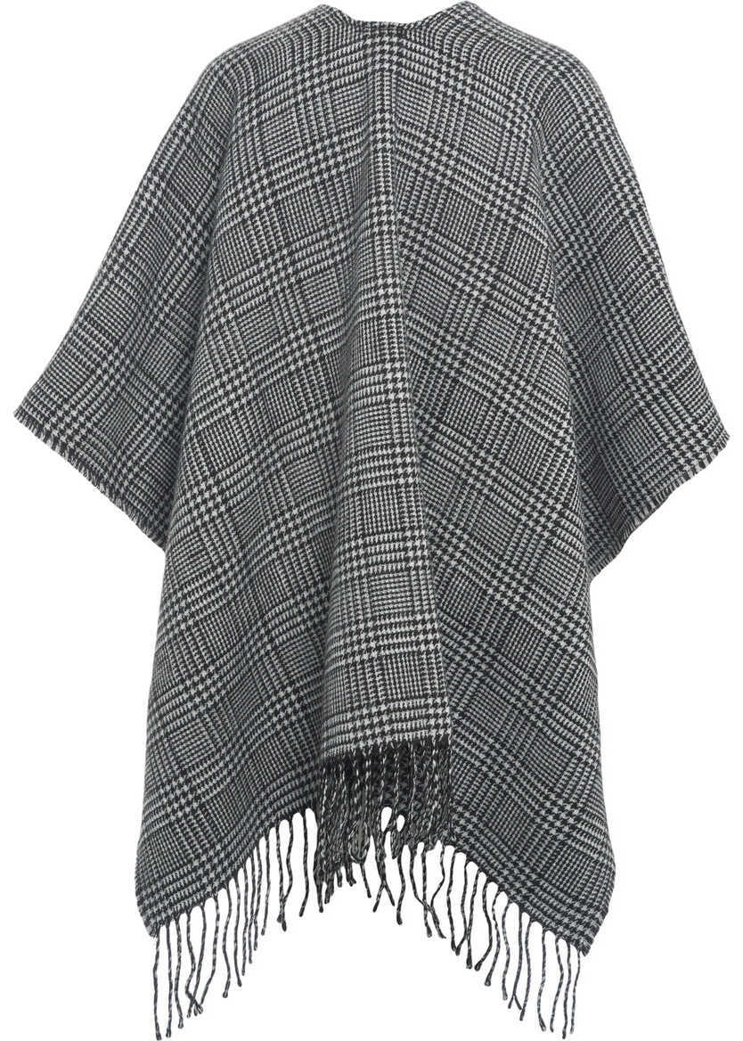 Poncho Liu Jo Cape with fringe detail Black Femei (BM 19029232) 5