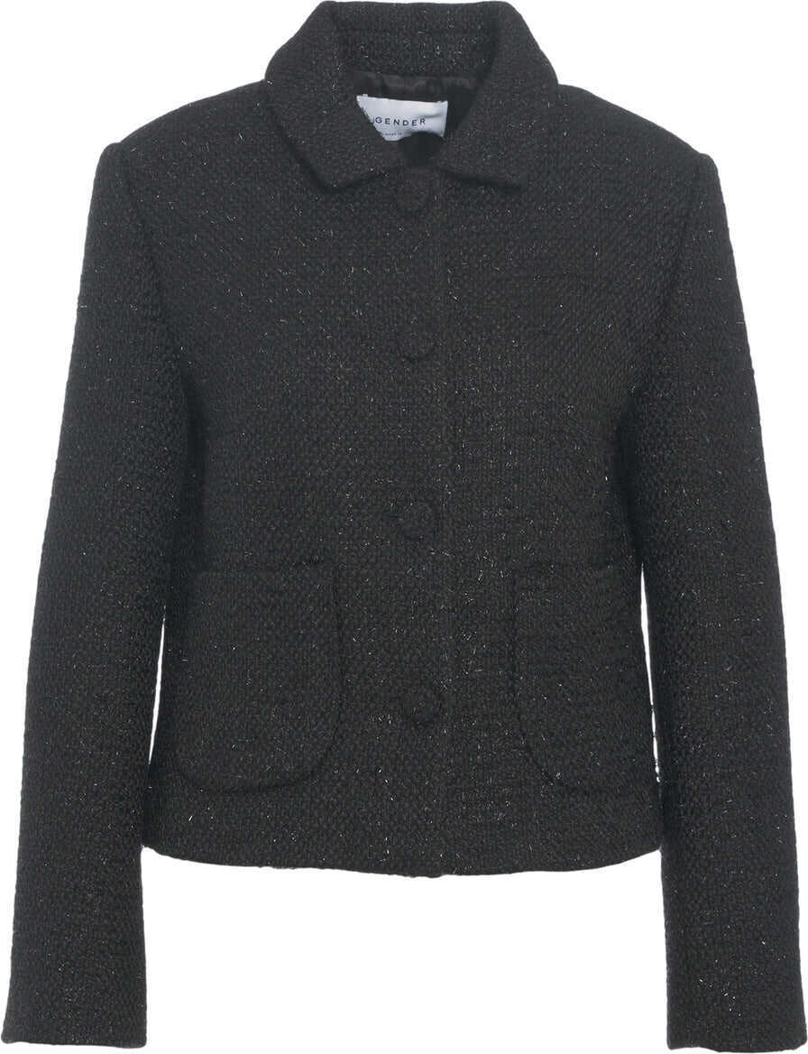 Jachete Gender Structured Jacket Black Femei (BM 19029244) 1