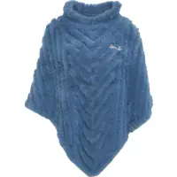 Poncho Faux fur cape Femei