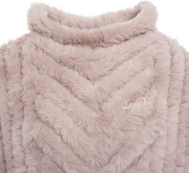 Poncho Liu Jo Faux fur cape Rose Femei (BM 19029250) 4