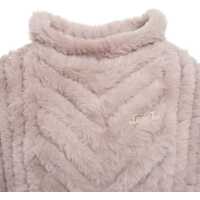 Poncho Dama - Poncho Liu Jo Faux fur cape Black Femei (BM 19029250) - B-mall.ro