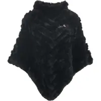 Poncho Faux fur cape Femei