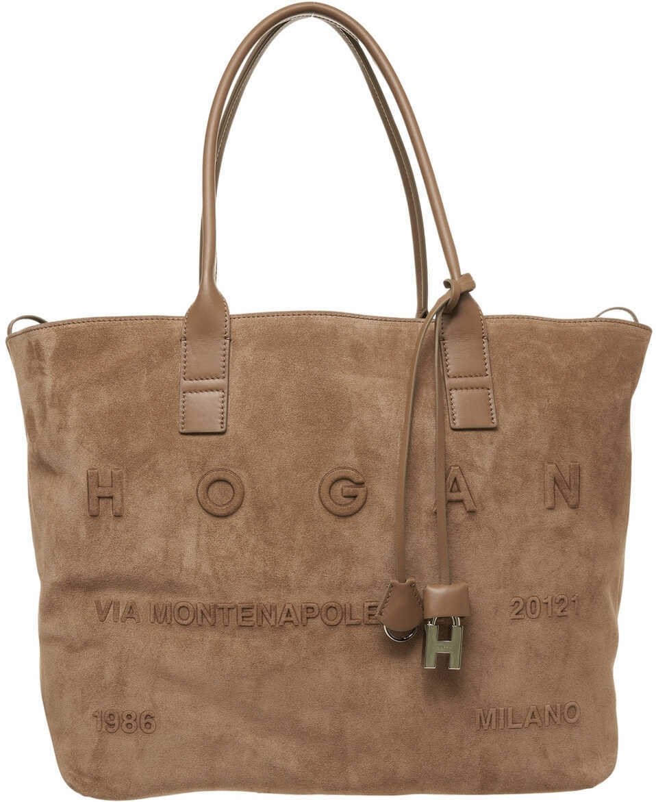 Genti de umar Hogan Shopper Script Address Brown Femei (BM 19029277) 1