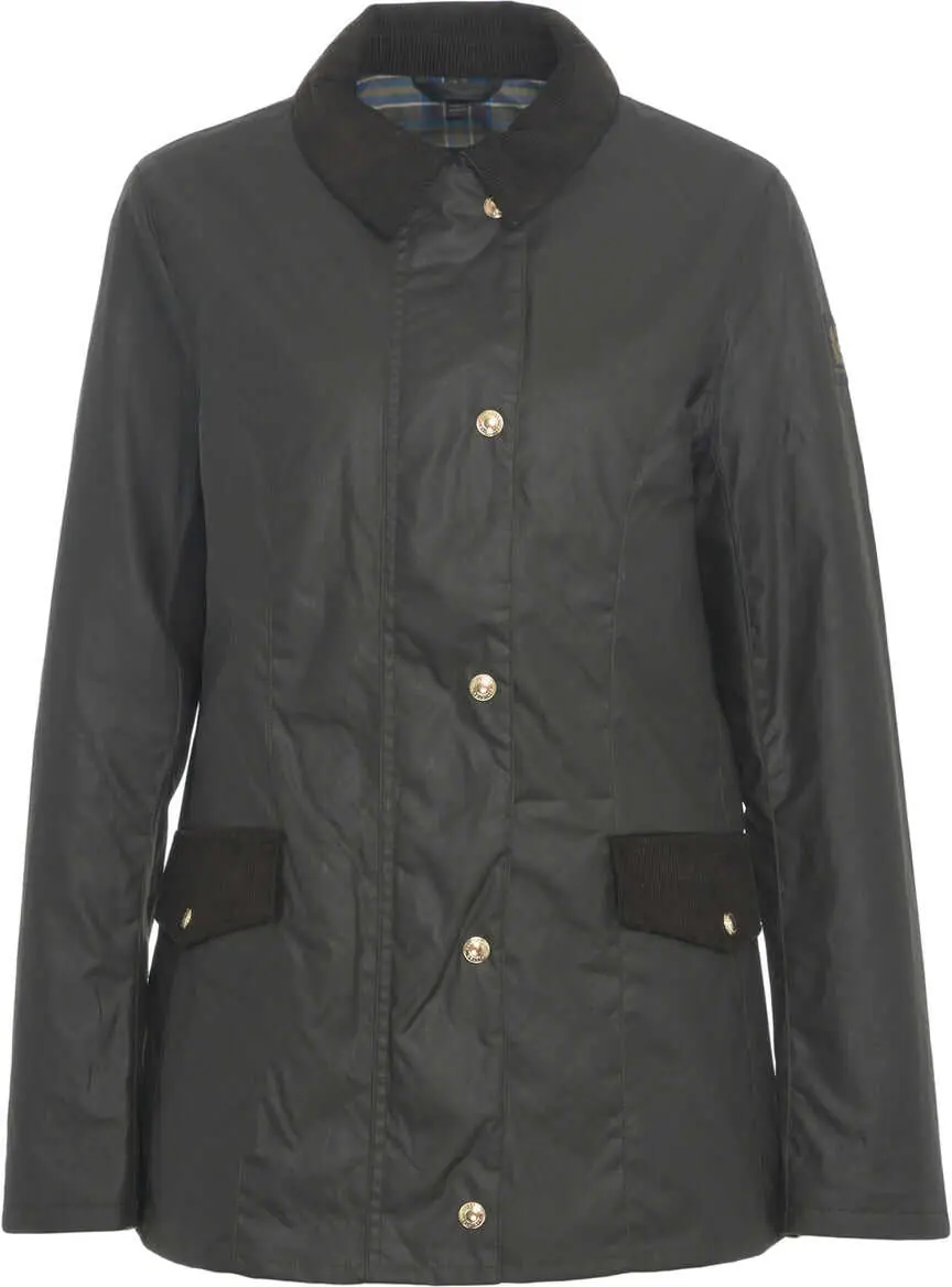 Jachete Belstaff Waxed Jacket Burghley Black Femei (BM 19029280) 2