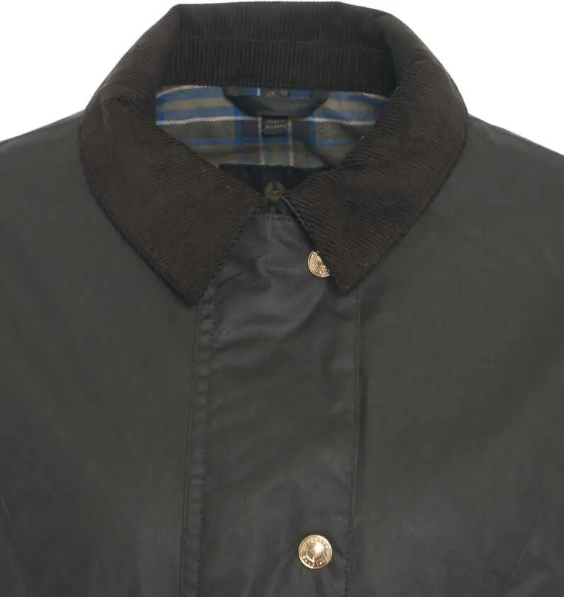 Jachete Belstaff Waxed Jacket Burghley Black Femei (BM 19029280) 5
