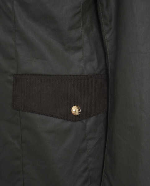 Jachete Belstaff Waxed Jacket Burghley Black Femei (BM 19029280) 6