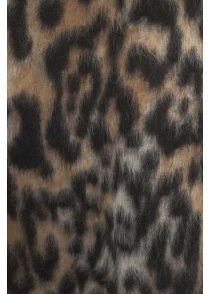 Tricouri Polo N21 Leo-Print Polo Brown Femei (BM 19029304) 5