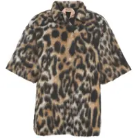 Tricouri Polo Leo-Print Polo Femei