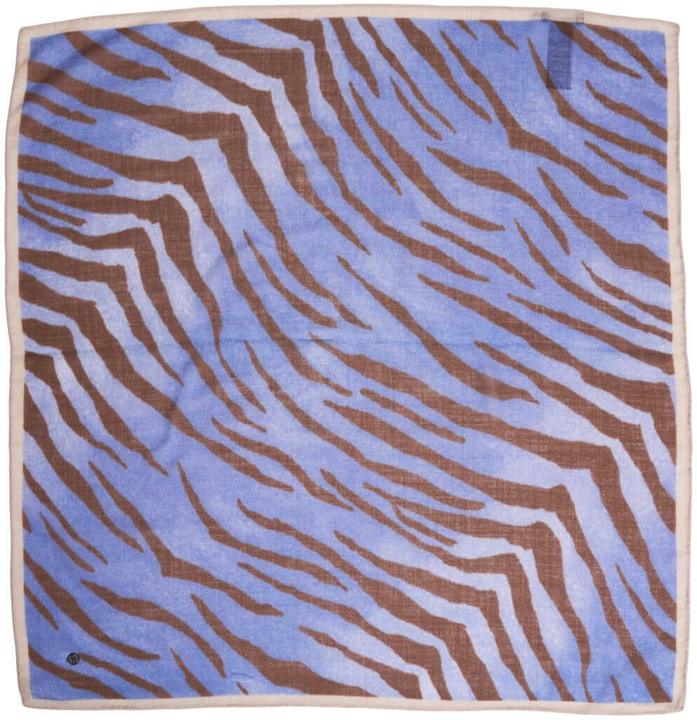 Esarfe Codello Patterned foulard Blue Femei (BM 19029310) 3