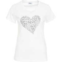 Tricouri T-shirt with rhinestone application Femei