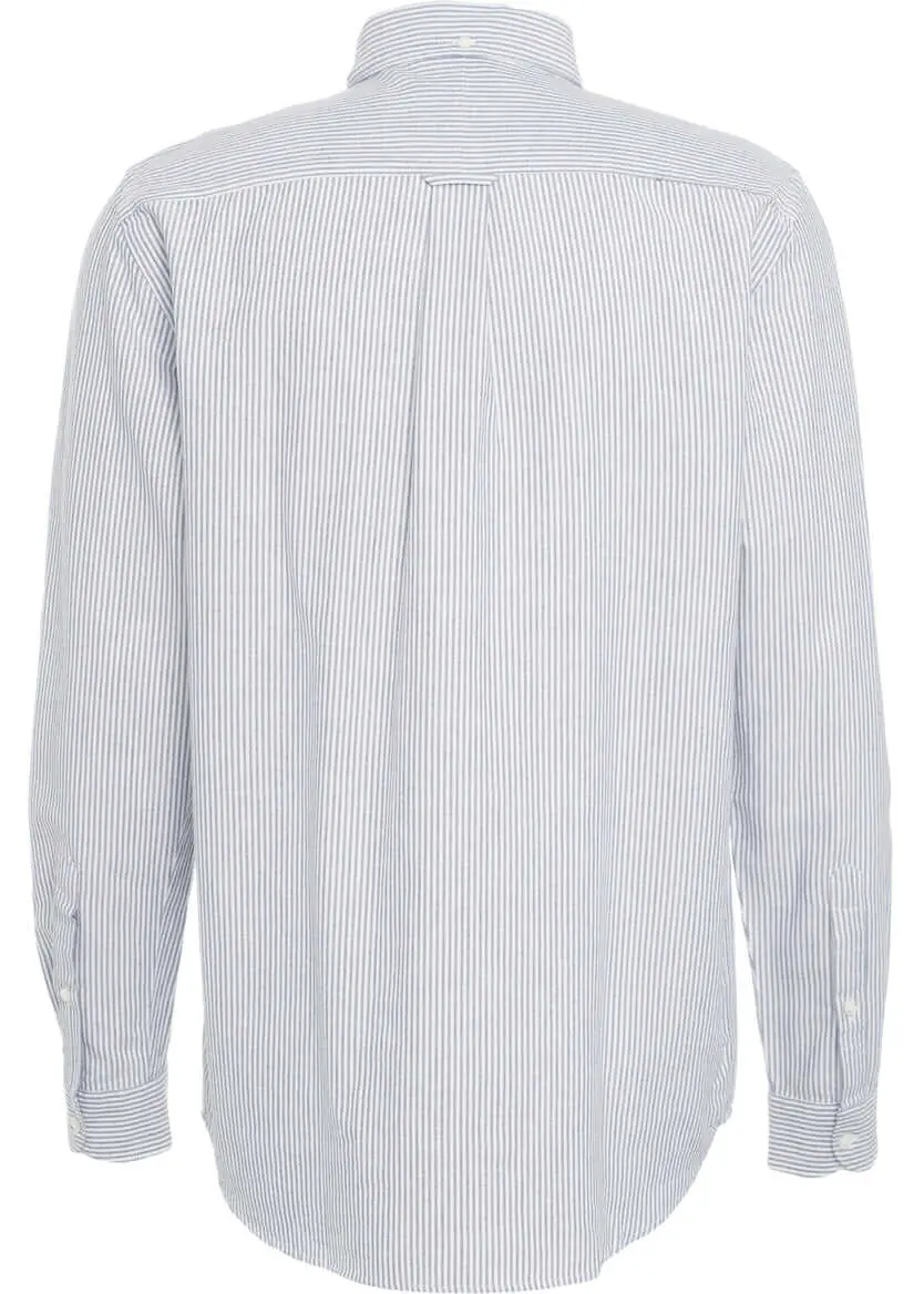 Camasi office CLOSED Striped shirt with button-down collar White Barbati (BM 19029325) 3
