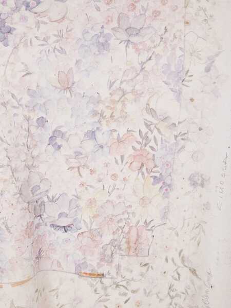 Tricouri Golden Goose T-shirt with floral print Beige Femei (BM 19029337) 3