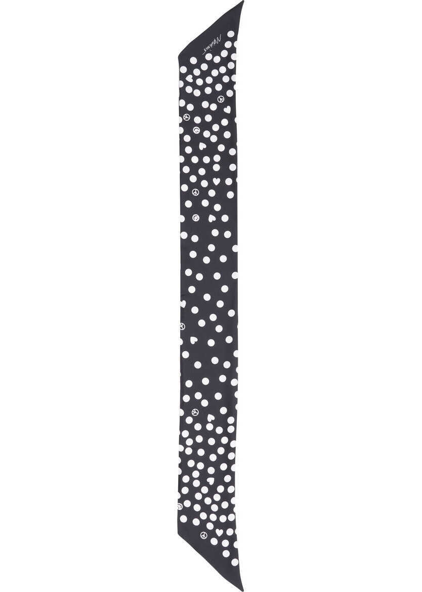 Esarfe Moschino Foulard with dots Black Femei (BM 19029340) 3