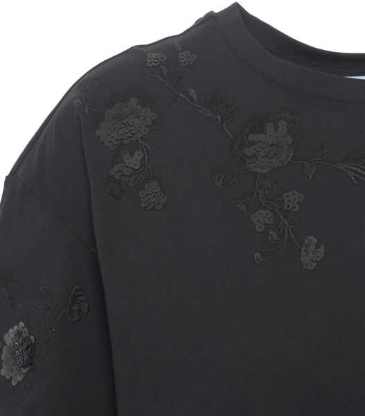 Tricouri Liu Jo T-shirt with embroidery Black Femei (BM 19029346) 5