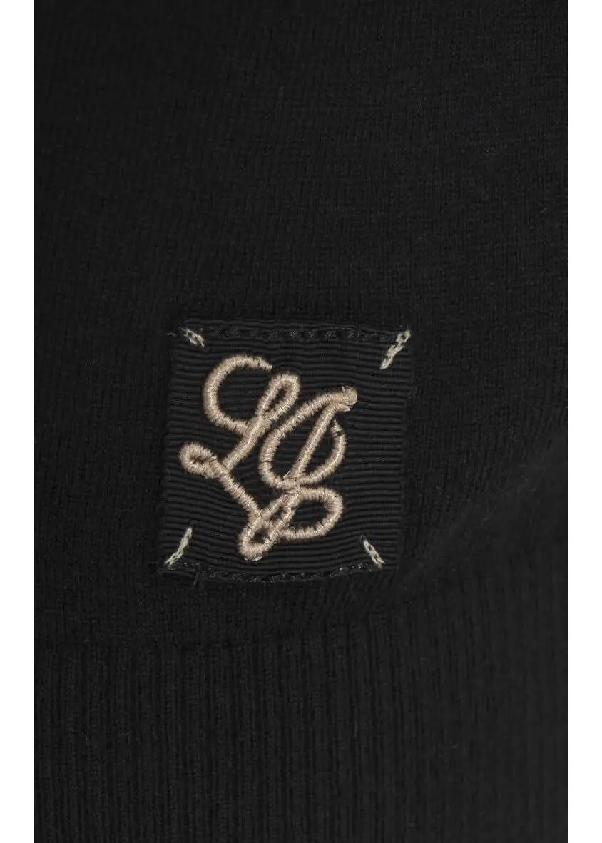 Tricouri Liu Jo White T-shirt with logo detail Black Femei (BM 19029349) 5