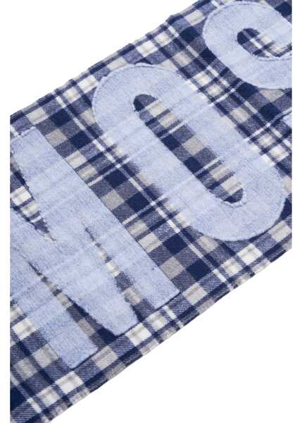 Esarfe Moschino Scarf with logo print Blue Femei (BM 19029364) 5