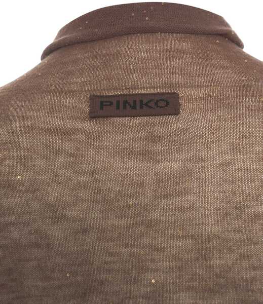 Maiouri Pinko Top with turtleneck Brown Femei (BM 19029367) 5