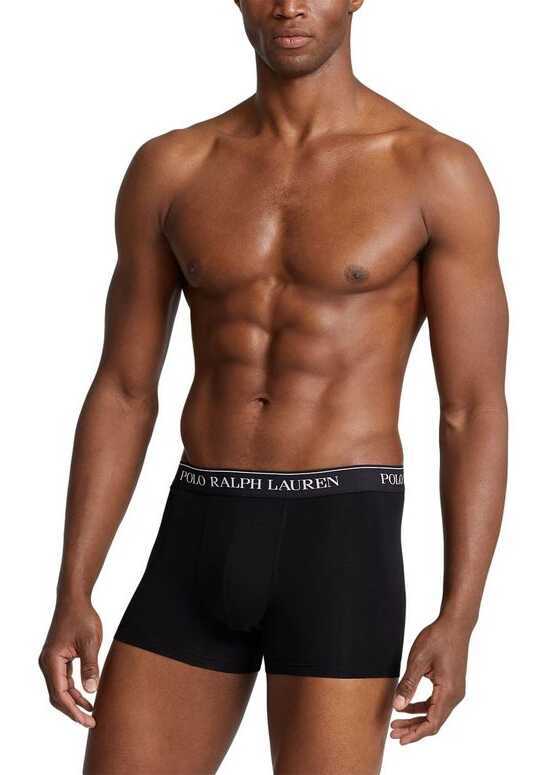 Lenjerie intima Ralph Lauren 3-pack-boxer shorts Black Barbati (BM 19029373) 3