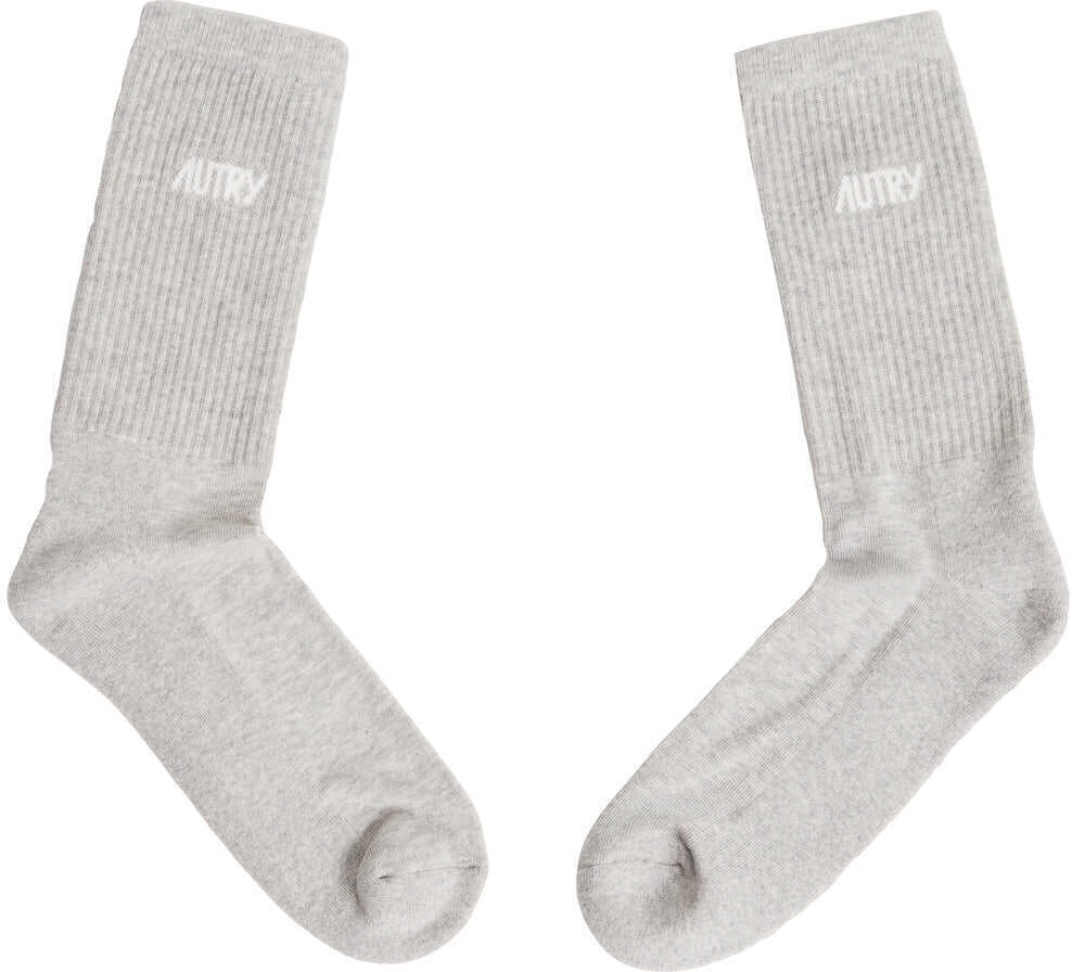Sosete AUTRY Socks with logo lettering Grey Barbati (BM 19029382) 3