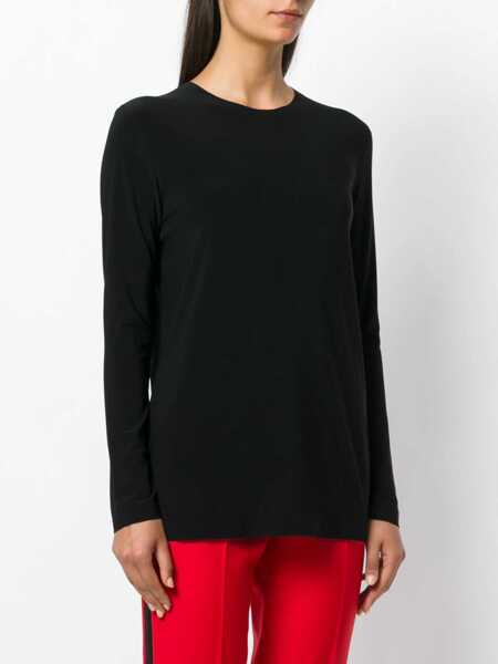 Tricouri NORMA KAMALI Long-sleeve t-shirt Black Femei (BM 19029385) 3