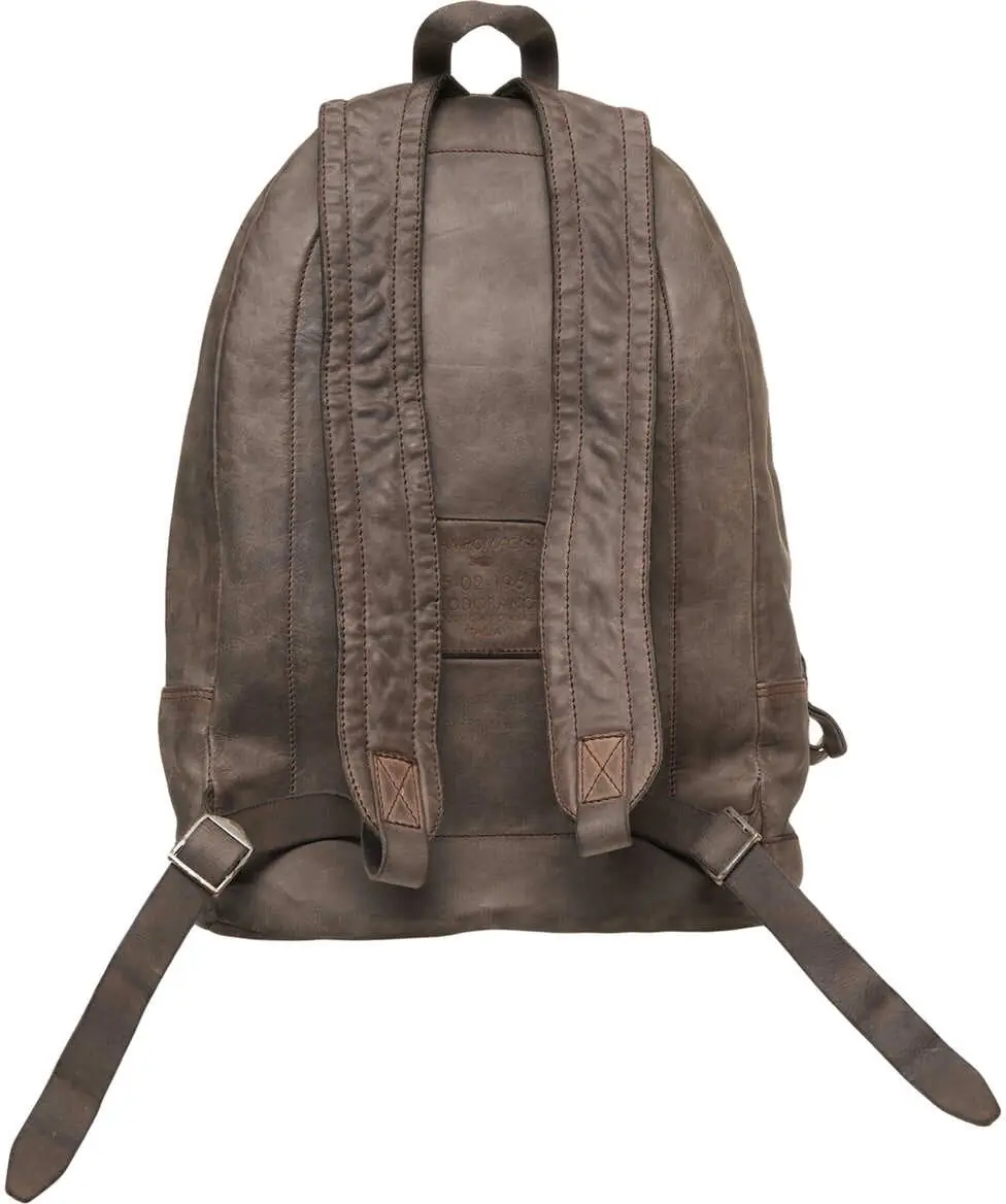 Rucsacuri CAMPOMAGGI Leather backpack Grey Barbati (BM 19029388) 4