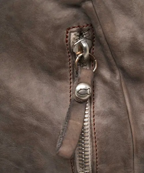 Rucsacuri CAMPOMAGGI Leather backpack Grey Barbati (BM 19029388) 5