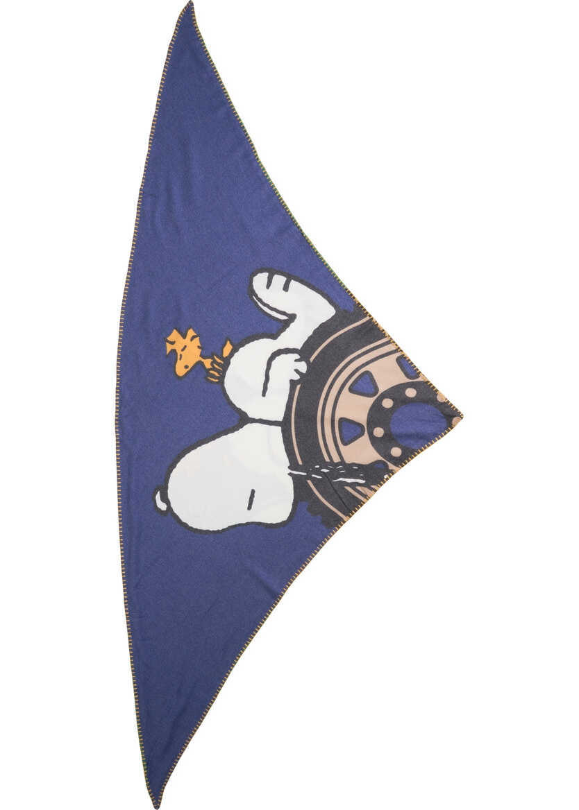 Esarfe Codello Scarf with print Blue Femei (BM 19029394) 3