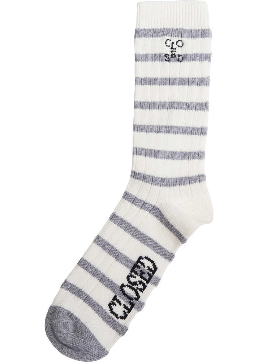 Sosete CLOSED Striped socks Grey Barbati (BM 19029415) 2