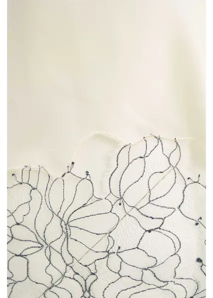 Maiouri Second Female Top with embroidery Willa White Femei (BM 19029421) 7