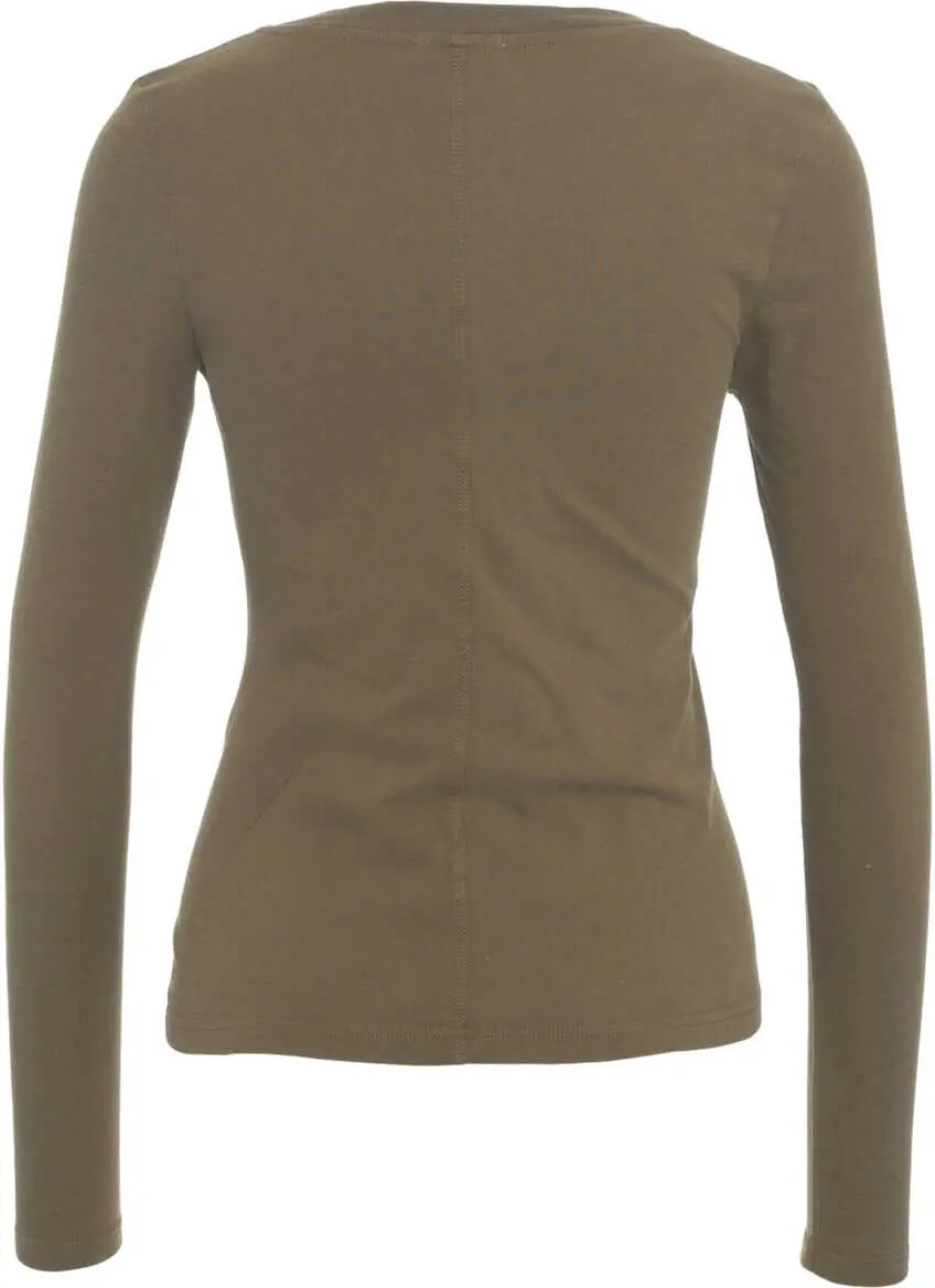 Tricouri American Vintage T-shirt with V-neck Green Femei (BM 19029439) 5