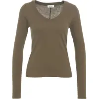 Tricouri T-shirt with V-neck Femei