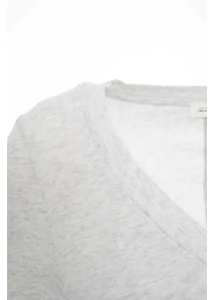 Tricouri American Vintage T-shirt with V-neck Grey Femei (BM 19029439) 4